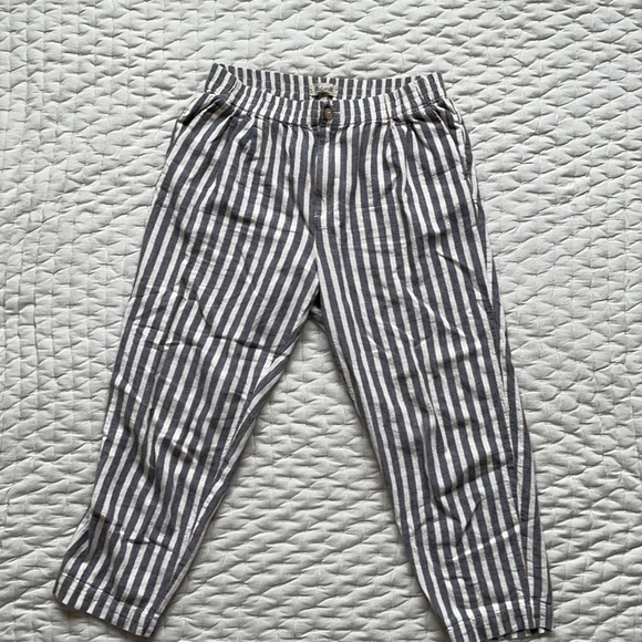 Madewell stripe linen blended trouser - Picture 2 of 3